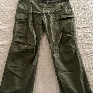 Original Use Dark Green Cargo Pants for Men